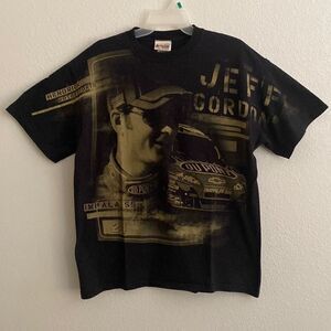 JEFF GORDON NASCAR All Over Print T Shirt Size L